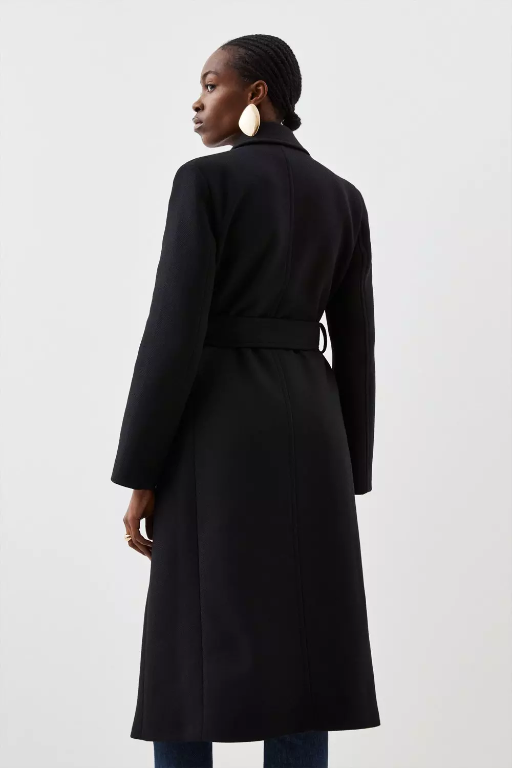 semoh” Italian Wool Old Coat Black” | Lapel online store