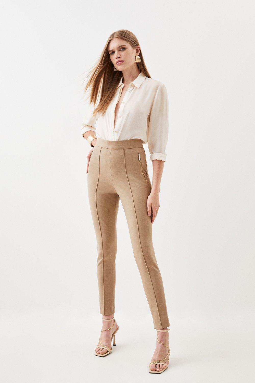 Bi Stretch Woven Jodhpur Pants | Karen Millen