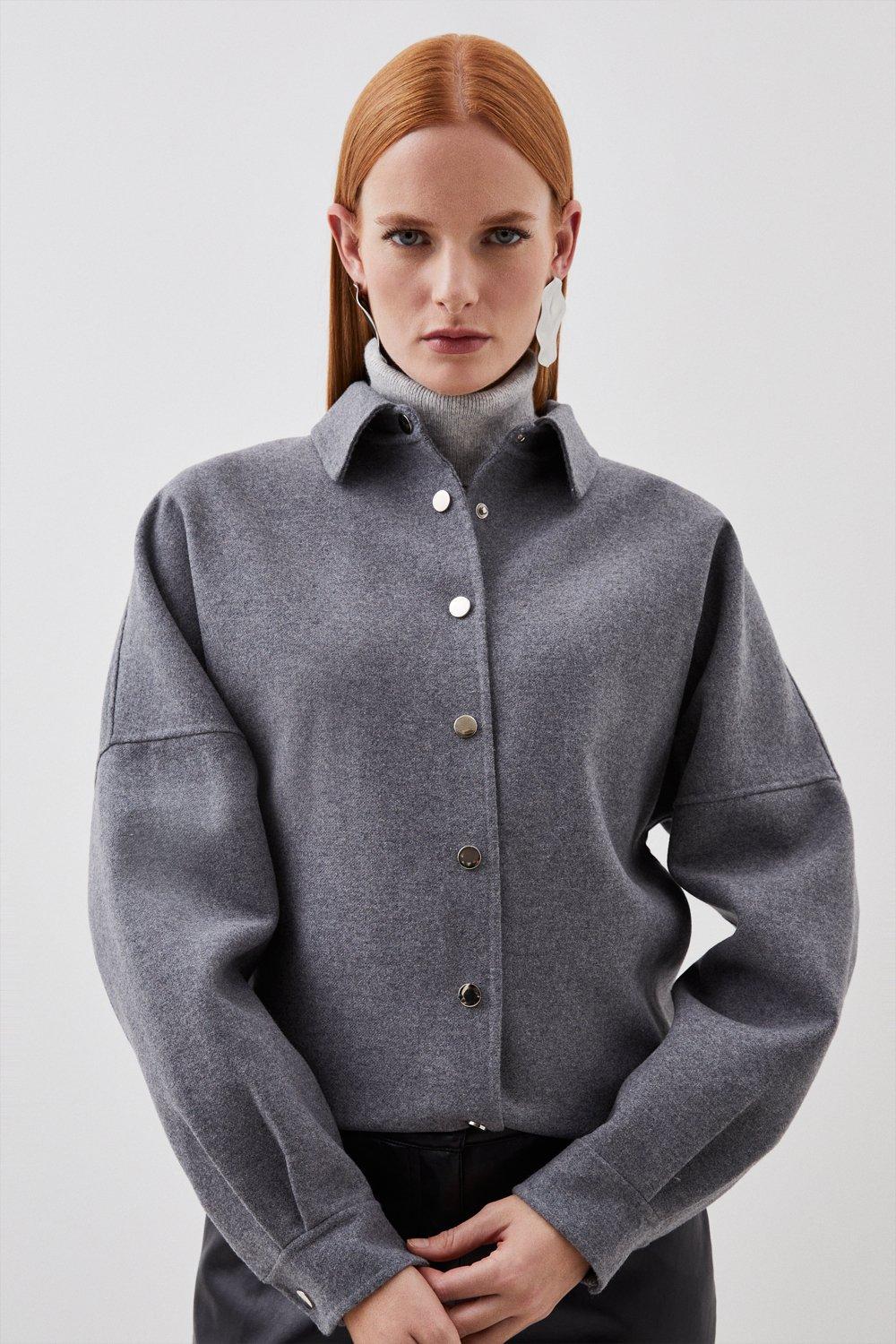 wool mix shirt
