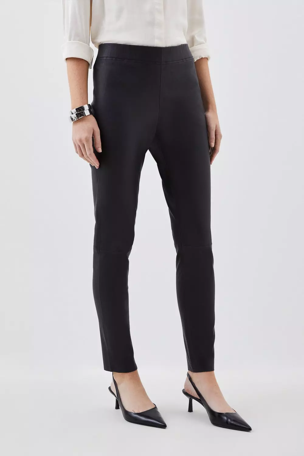 Karen millen leather leggings hotsell