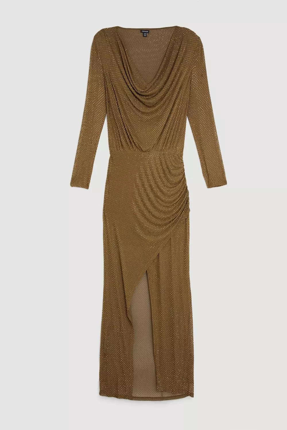 Karen Millen エンジェルスリ−ブ ウ−ブン ドレス Jersey Embellished Maxi Dress | Karen Millen