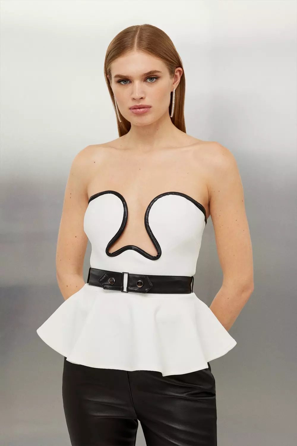 Peplum bustier on sale