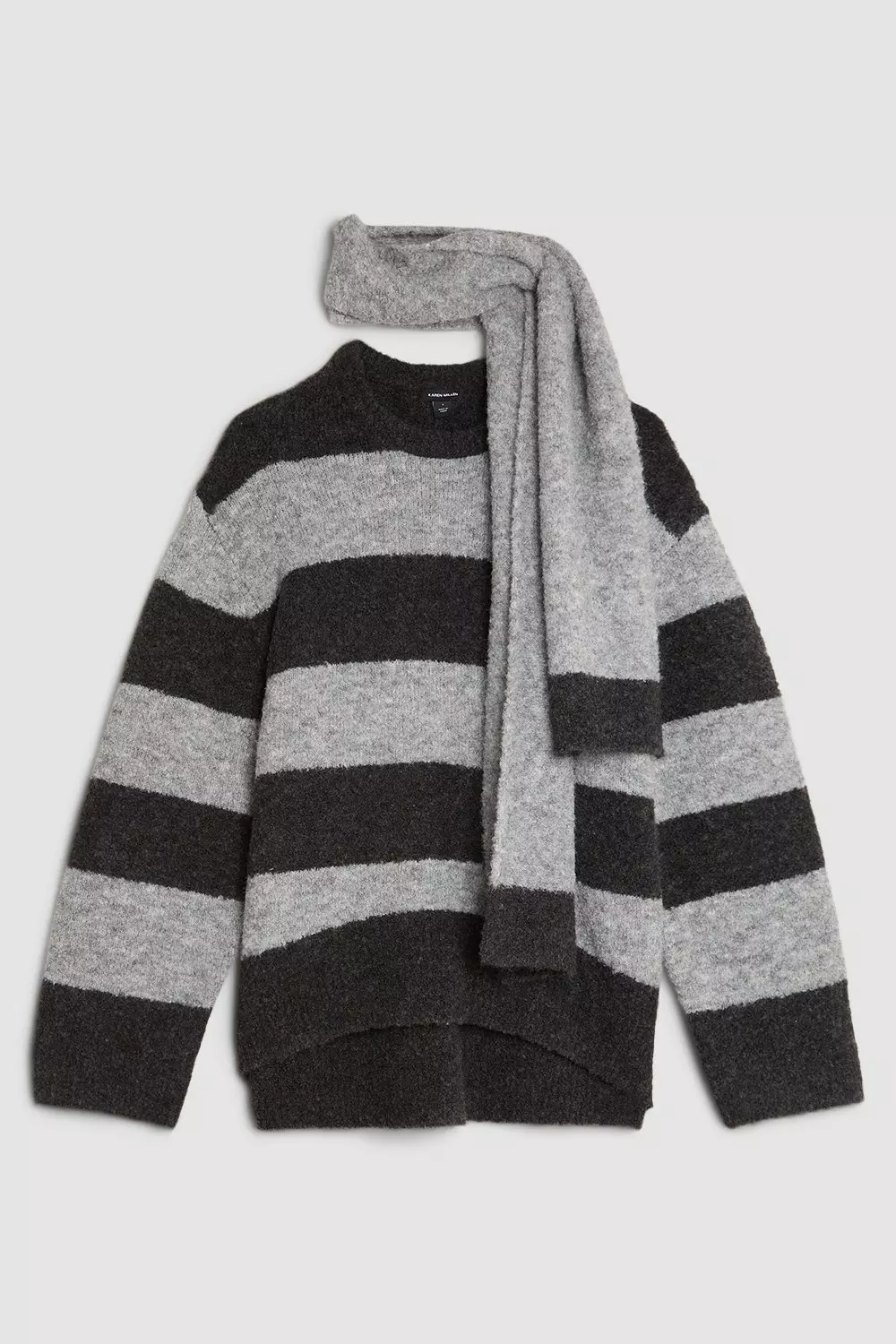 【HI FI FNK】Road Boucle Striped Knit HI FI FNK】Pow Boucle Striped Knit