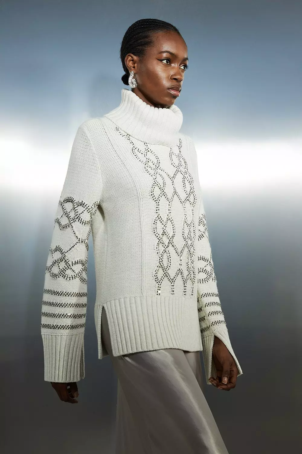 トップス SINOON PULLOVER KNIT (IVORY) 32448925460704a7e0c099525ca27d