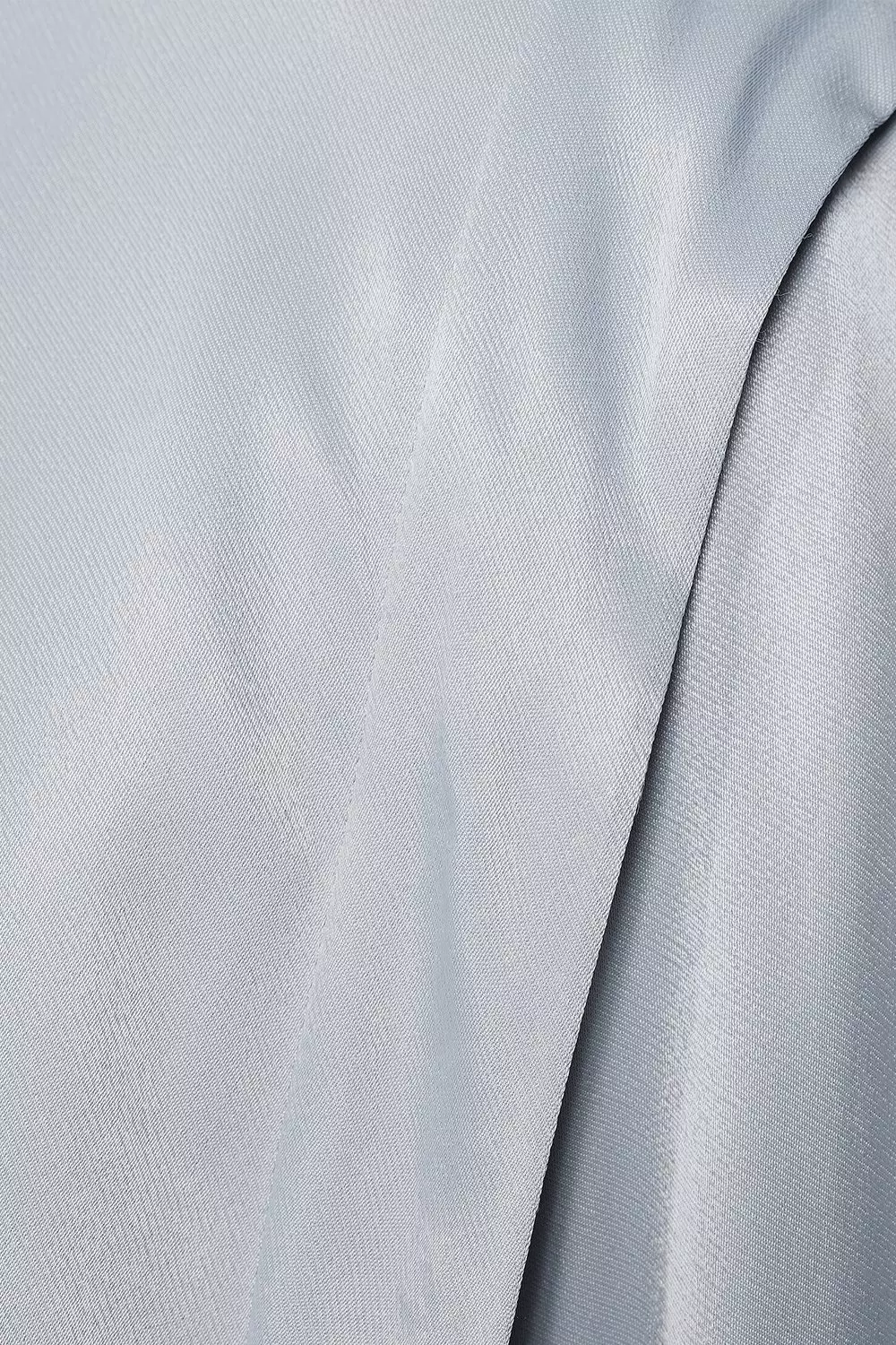 Plus Size Viscose Satin Power Shoulder Woven Top | Karen Millen