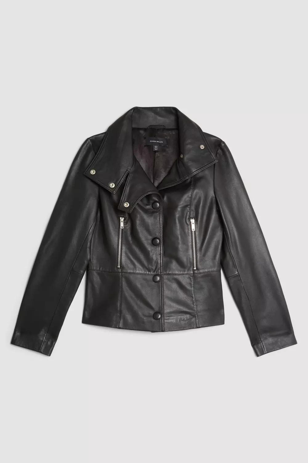 【Anyone more】Boku Leather Collar Blouson Leather Jacket JULIUS_7 High-neck Leather Jacket | Elixirgallery