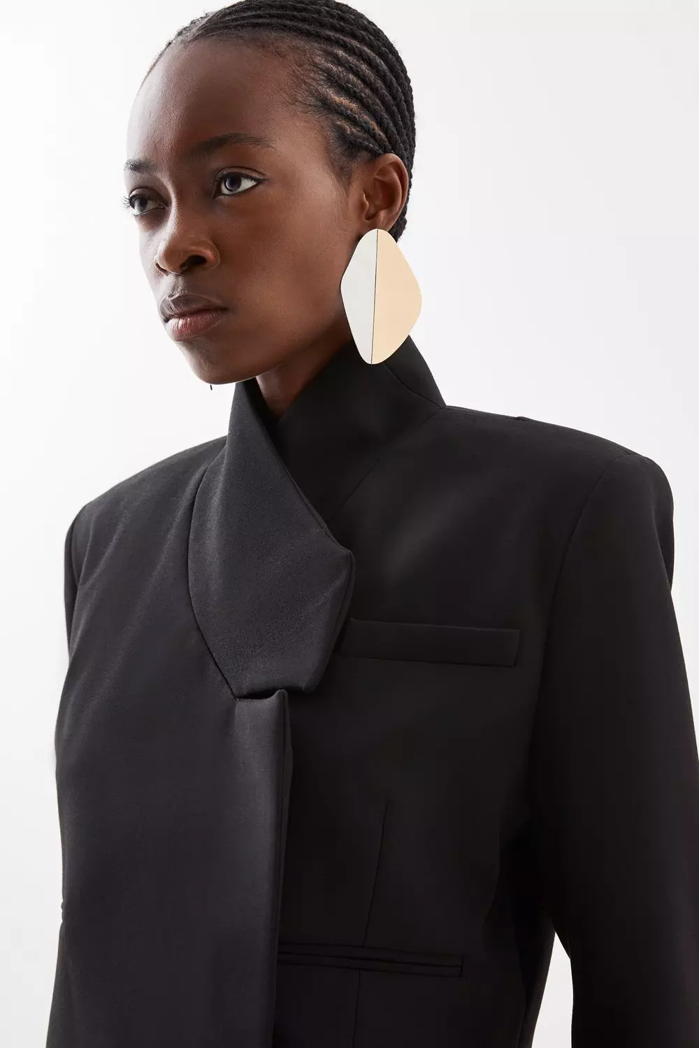 【KAREN MILLEN】コンパクトストレッチ テイラード ブレザー Karen Millen】コンパクト ストレッチ テーラード ブレザー