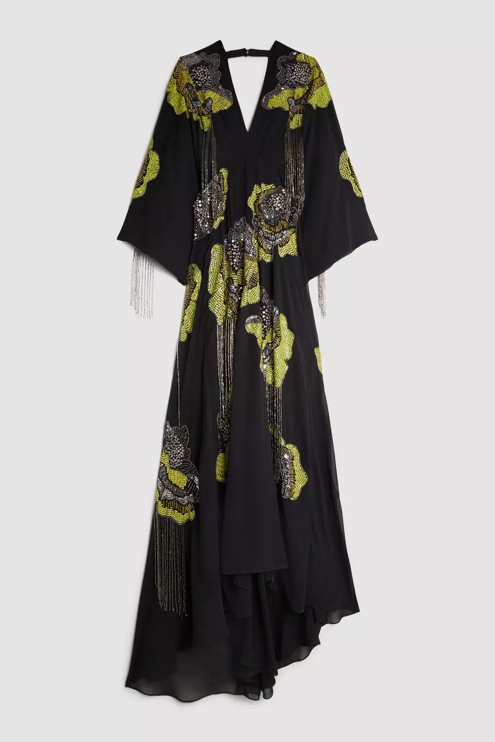 KAREN MILLEN 日本未入荷 タイト テーラード ベルトミディドレス 日本未入荷☆Karen Millen ドレープネックマキシドレス