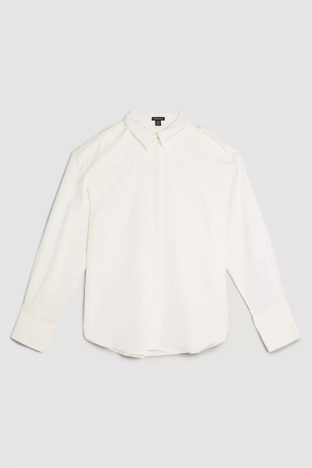 Plus size white collared shirt hotsell