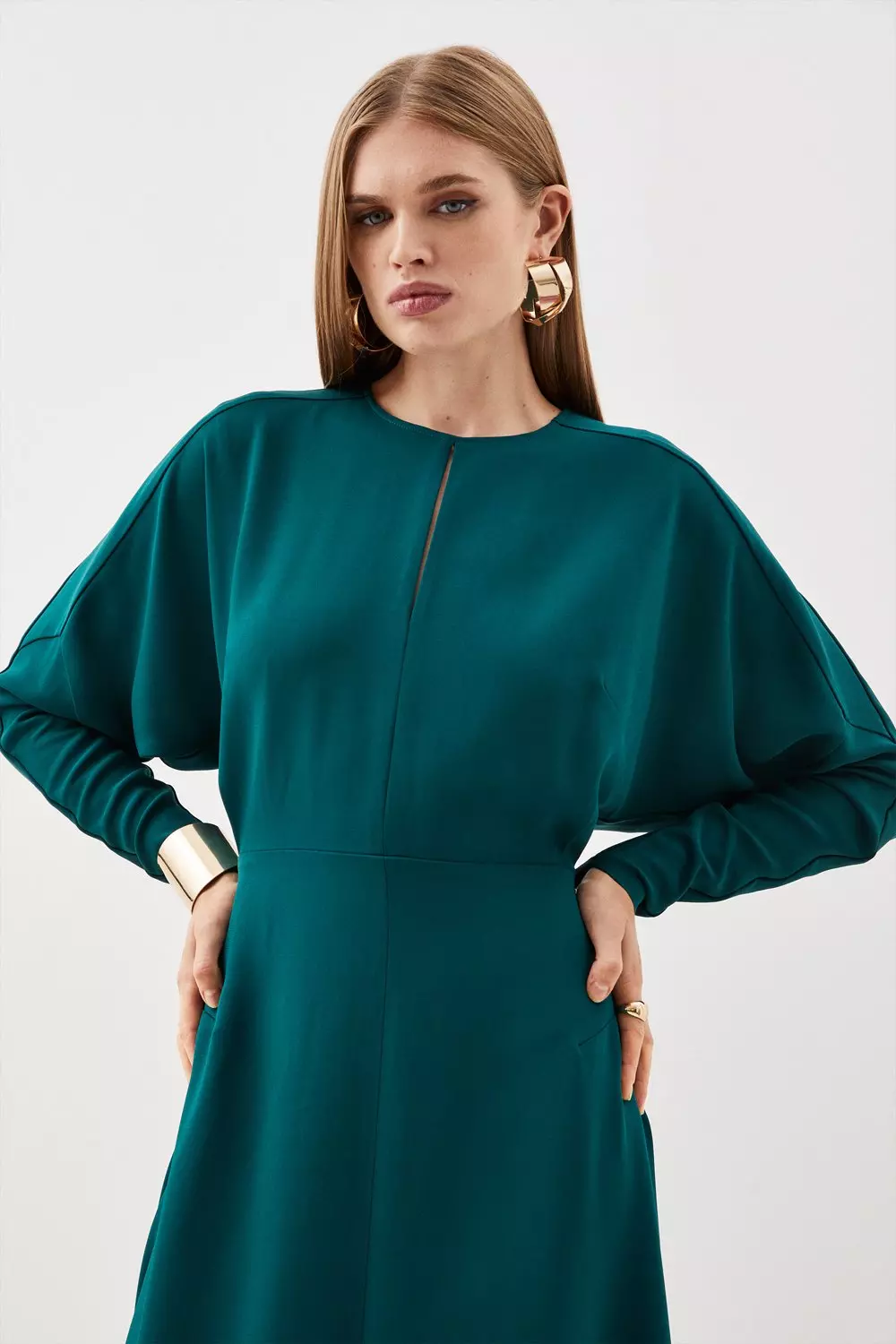 LEMAIRE ワンピース 服 Cotton crepe midi dress762969 LEMAIRE ワンピース 服 Cotton crepe midi dress762969 (LEMAIRE