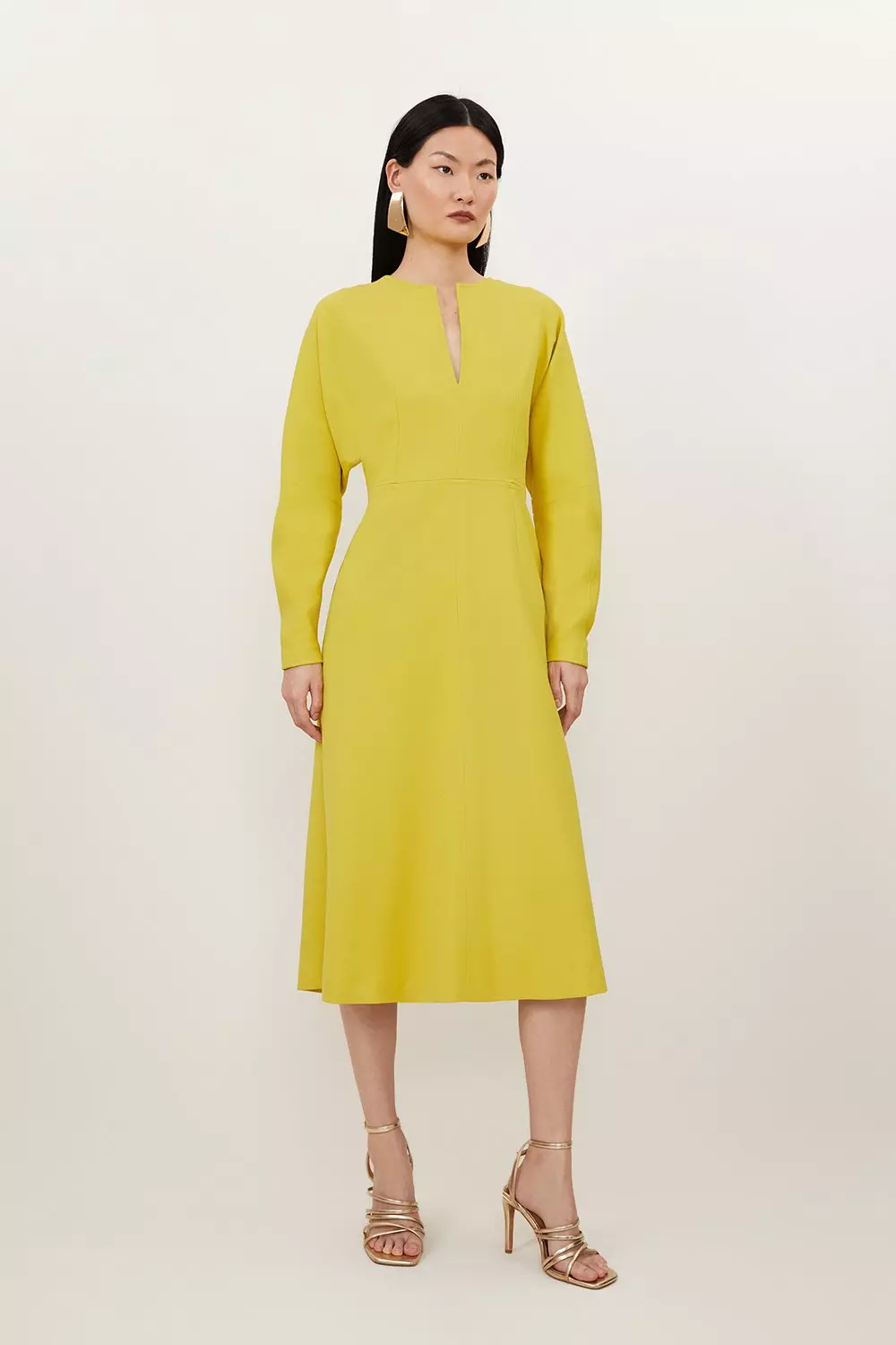 CHICLINE [チックライン] EMEREN DRESS bkk14228_ochre_xl?$