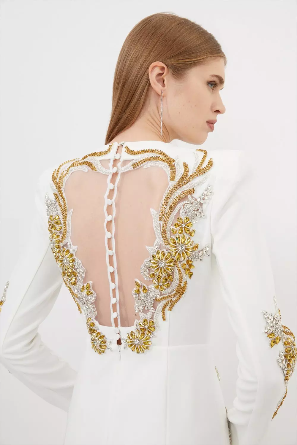 【Karen Millen】オンブレ メッシュ ストラップ ビーチドレス bkk16645_floral_xl?pdp.template