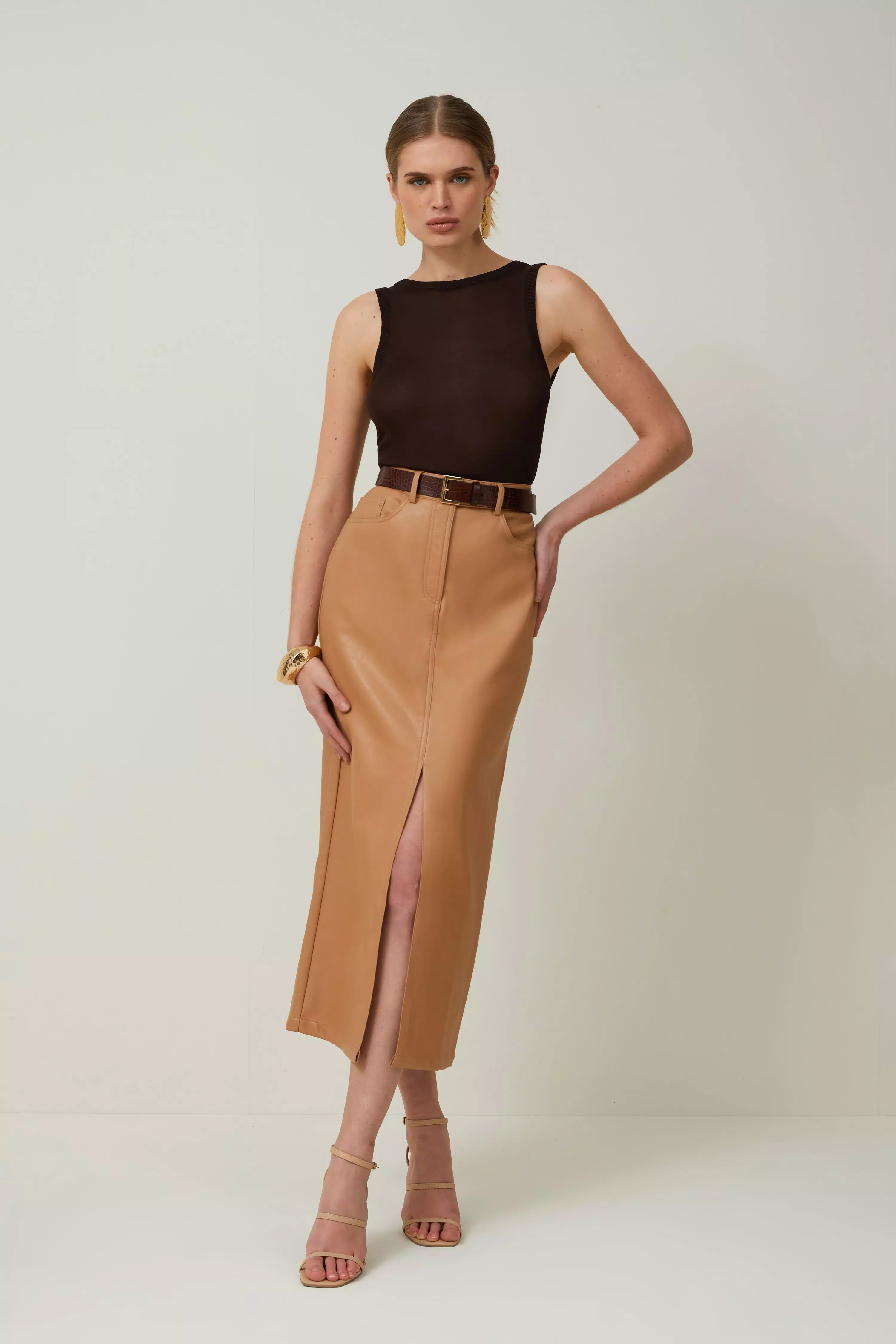 シンゾーン　CHRYSLER SKIRT BLACK 36 Shinzone（シンゾーン）】CHRYSLER SKIRT クライスラースカート