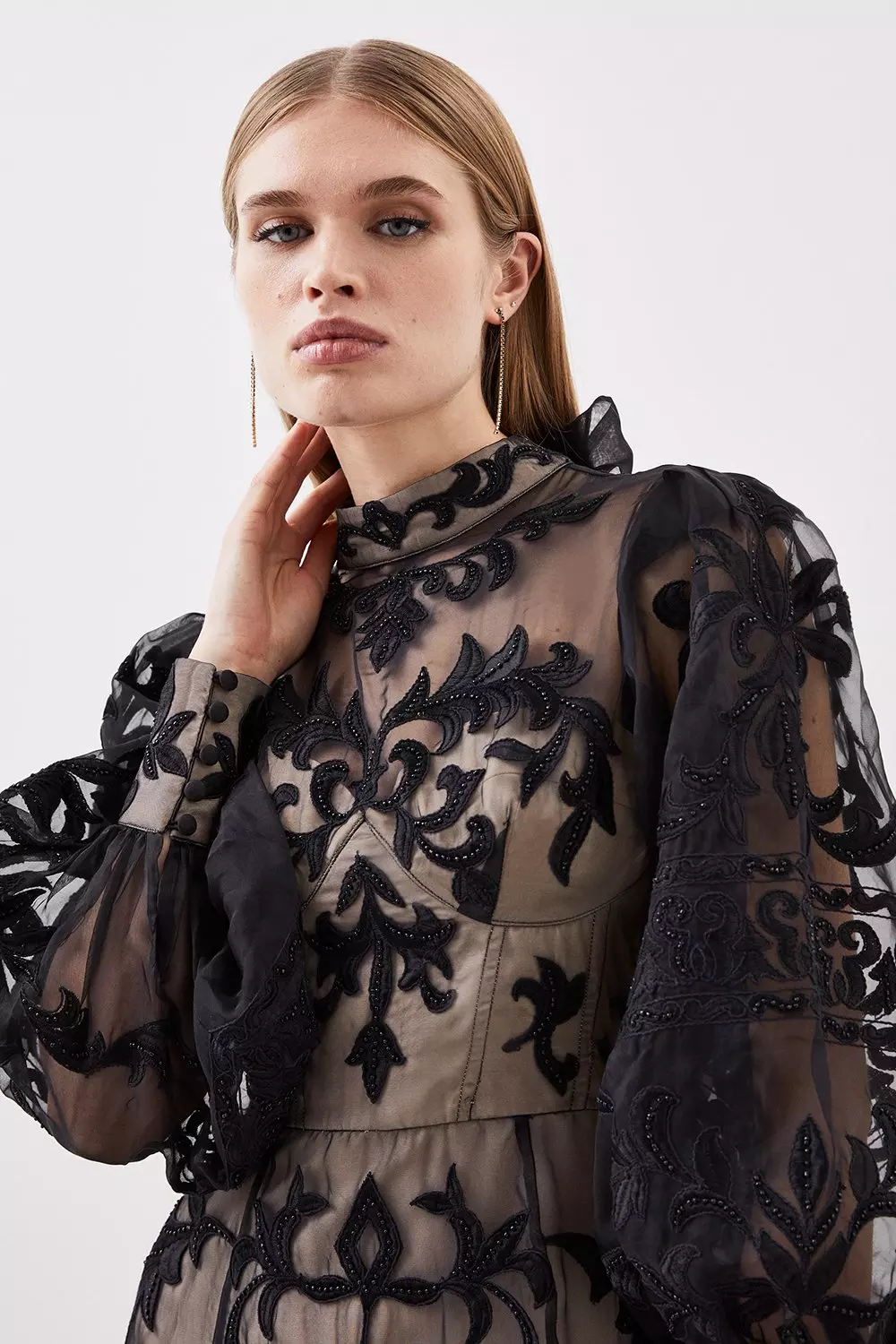 Baroque black dress 2025