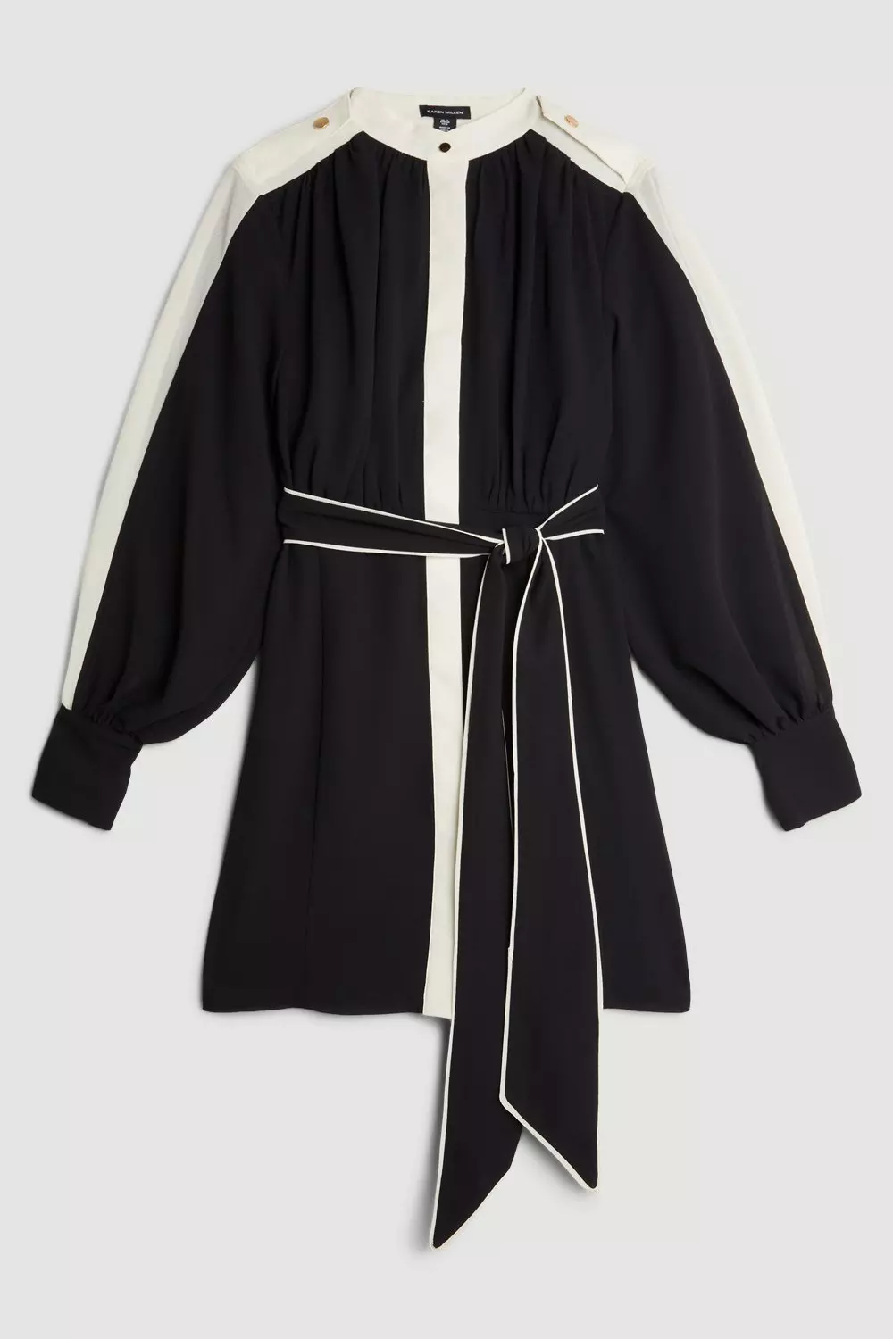 国内発・関税込!! KAREN MILLEN*ミリタリー ベルト付ミニドレス bkk18420_neutral_xl?$