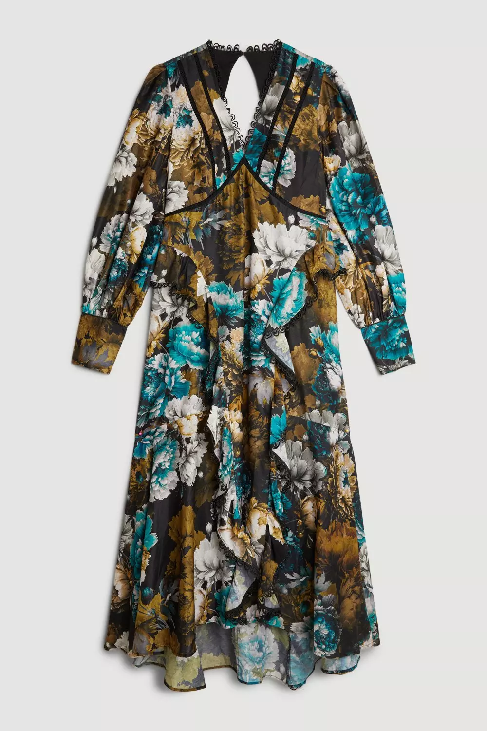 (関税送料込) KAREN MILLEN*オフショルダーペンシルドレス Crystal Embellished Woven Maxi Blazer Dress | Karen Millen