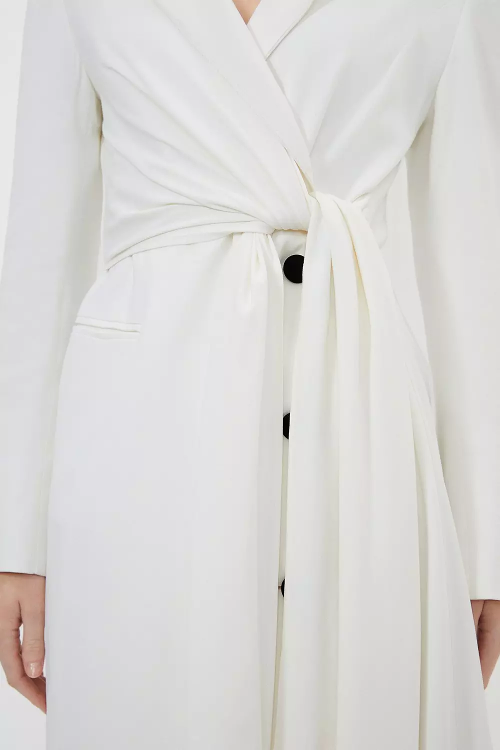Tailored Polished Viscose Drape Maxi Dress alternative image