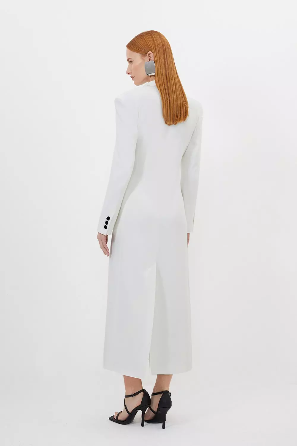Tailored Polished Viscose Drape Maxi Dress alternative image