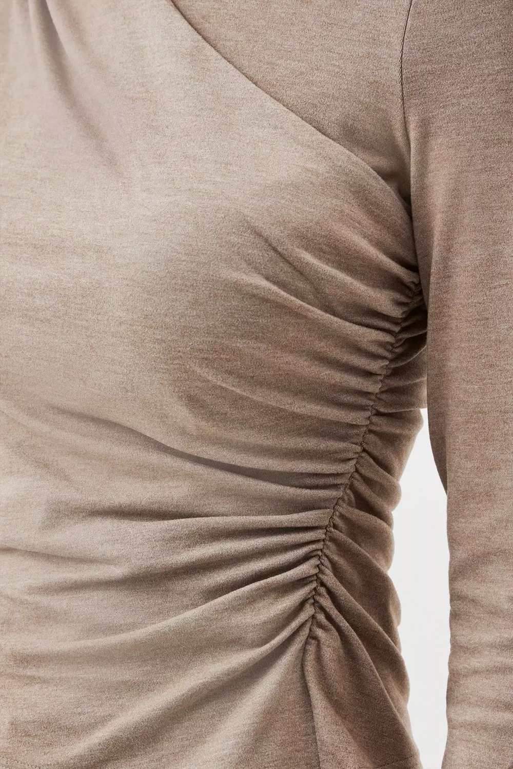 Premium Soft Touch Jersey Long Sleeve Top | Karen Millen