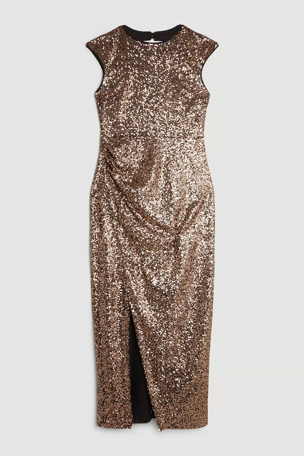 Stretch Sequin Maxi Dress | Karen Millen