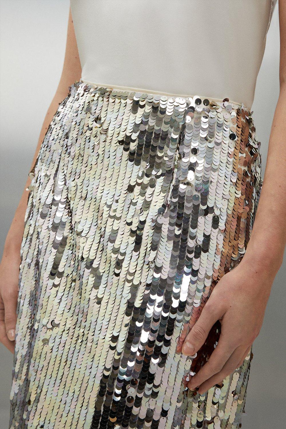 ファッションの herpraha litmus スカート gathered silver skirt スカート - www.habitovar.pt