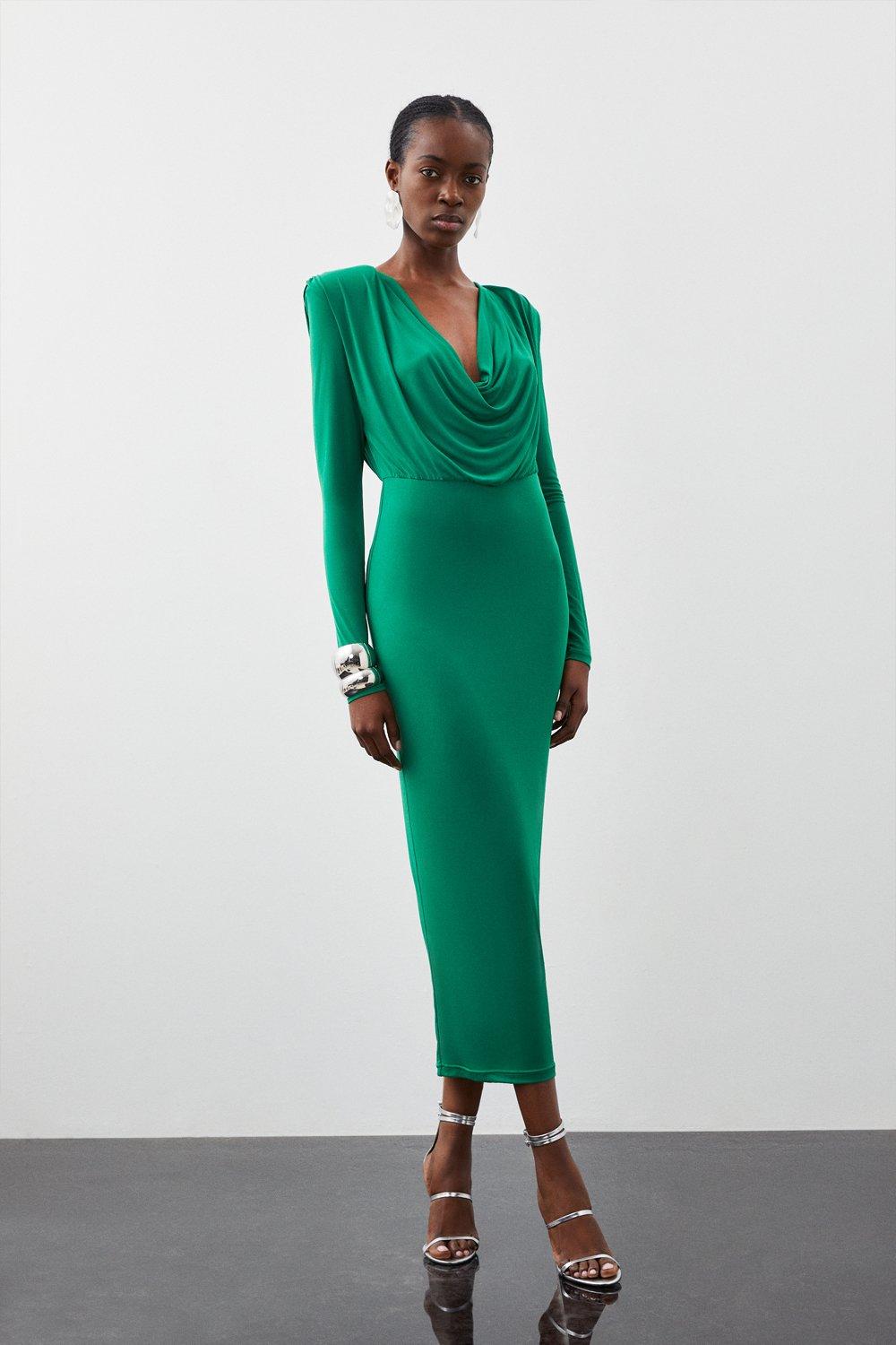 Green Midi Dresses | Karen Millen US