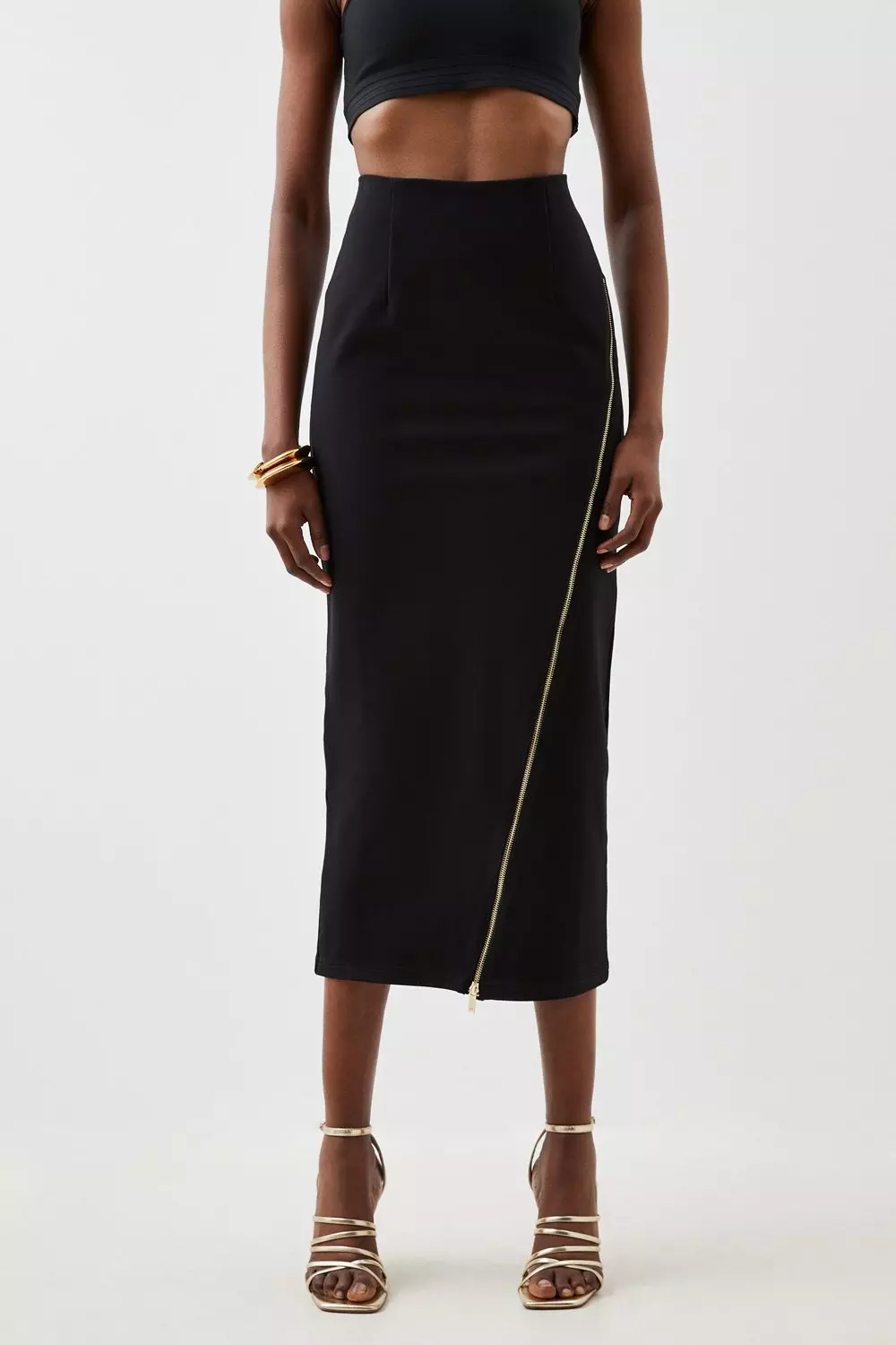 【as\"on】X DETAILED SKIRT◆ S/M l_20241-s4m699z8-q6k-76-59-86-