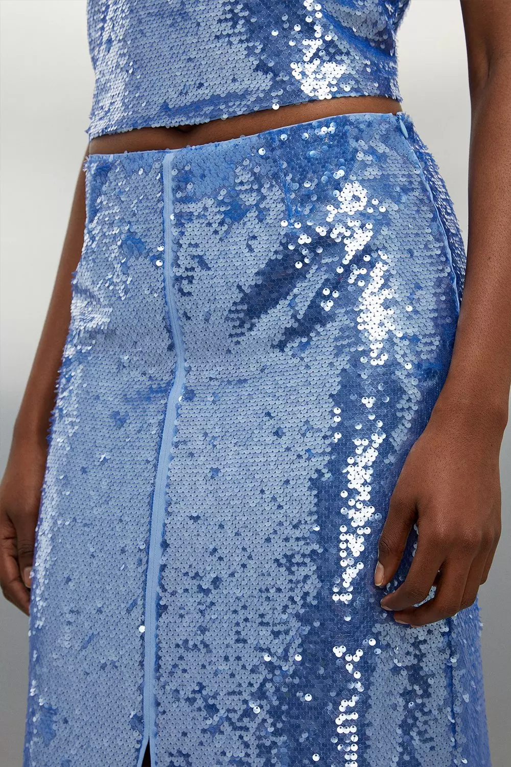 Karen millen sequin midi skirt best sale