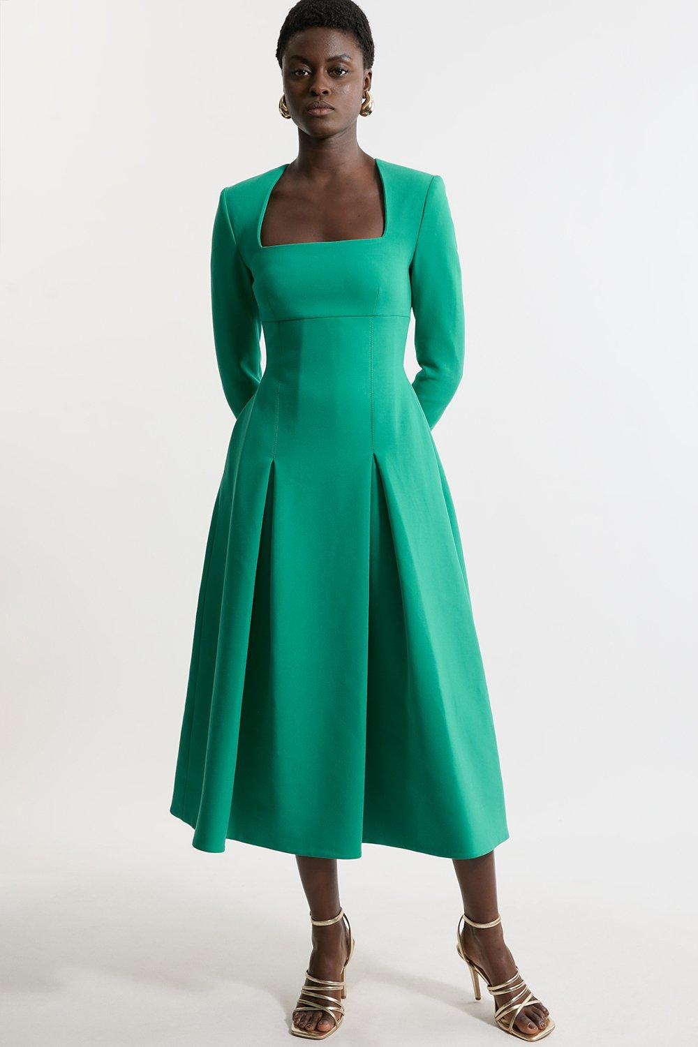 Long Sleeve Formal Midi Dresses Karen Millen