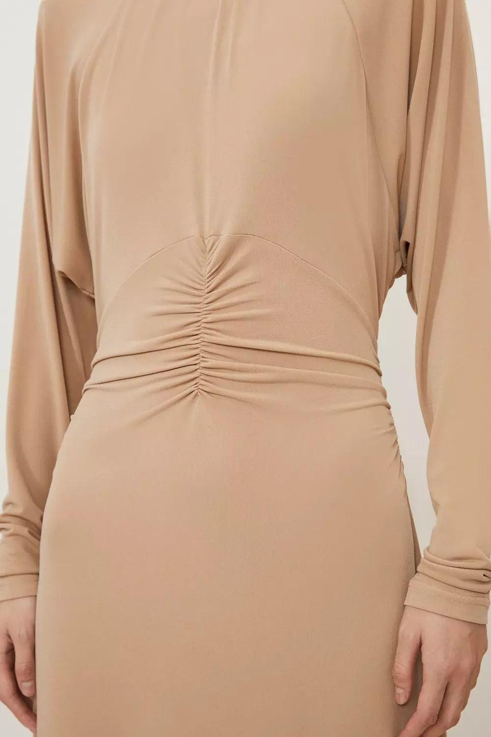 【Karen Millen】英国発！ Jersey Crepe Batwing Midaxi Dress Jersey Crepe Batwing Maxi Dress | Karen Millen