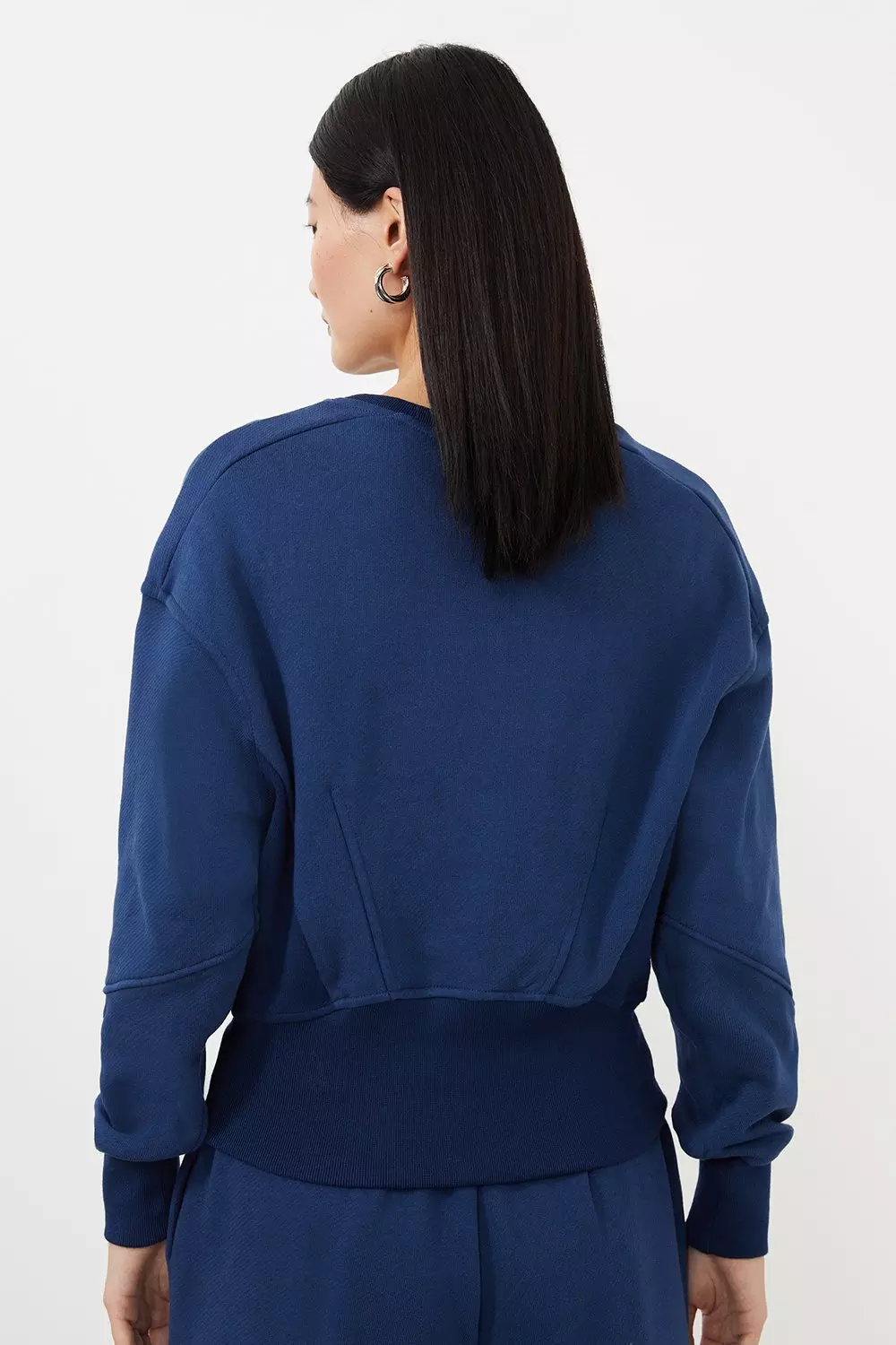 Jersey Loop Back Sweatshirt Karen Millen