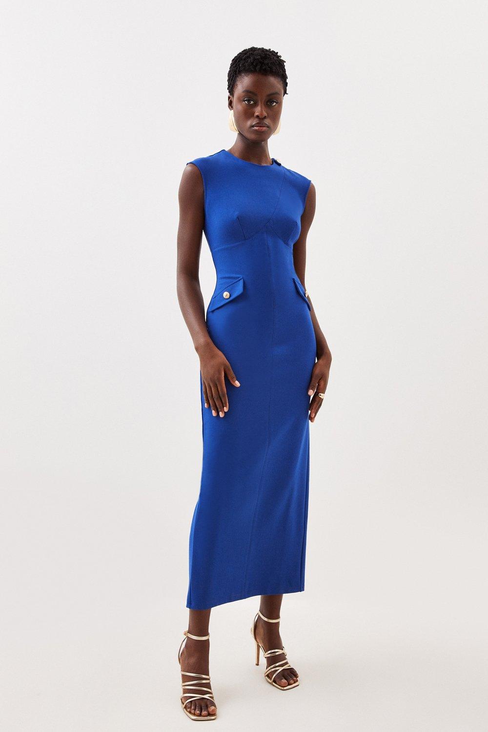 Cobalt Blue Wedding Guest Dresses | Karen Millen