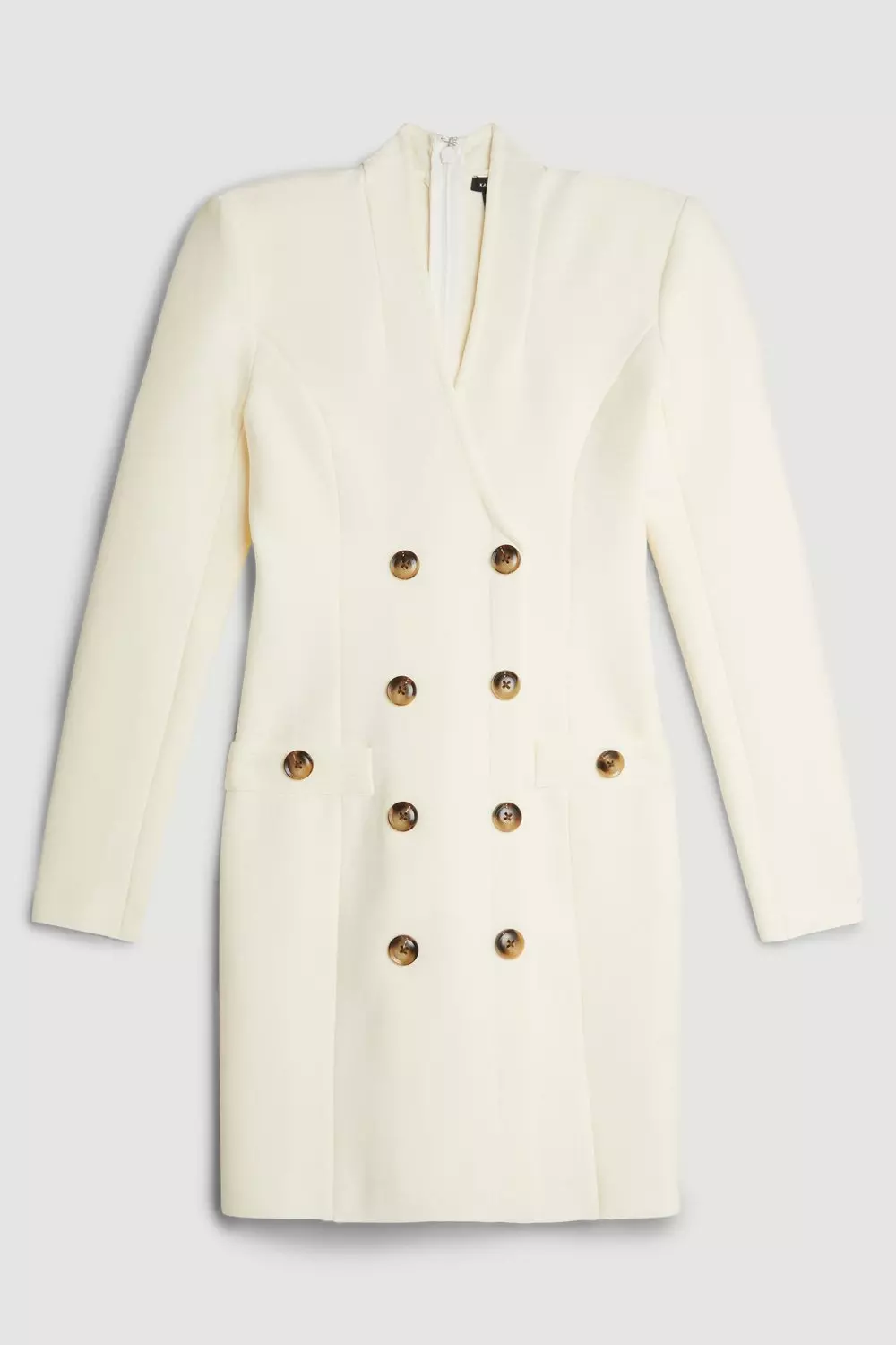 ◆KAREN MILLEN◆バンデージニット ブレザースタイルミニドレス Figure Form Bandage Blazer Style Knit Mini Dress | Karen Millen