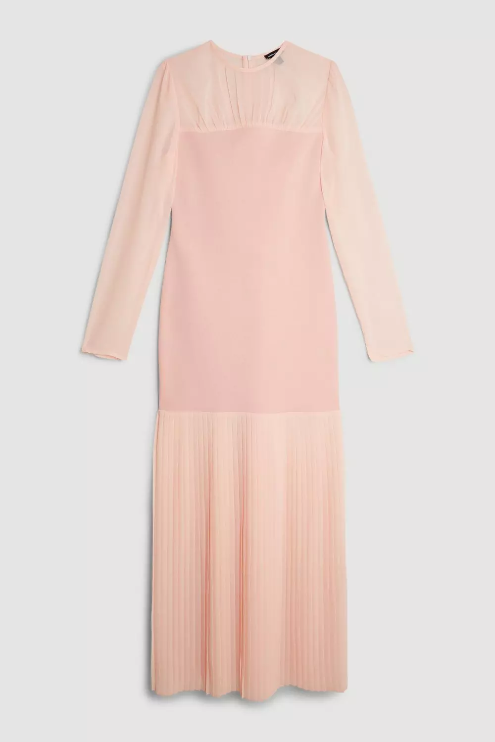 Figure Form Woven Bandage Knit Mix Dress | Karen Millen