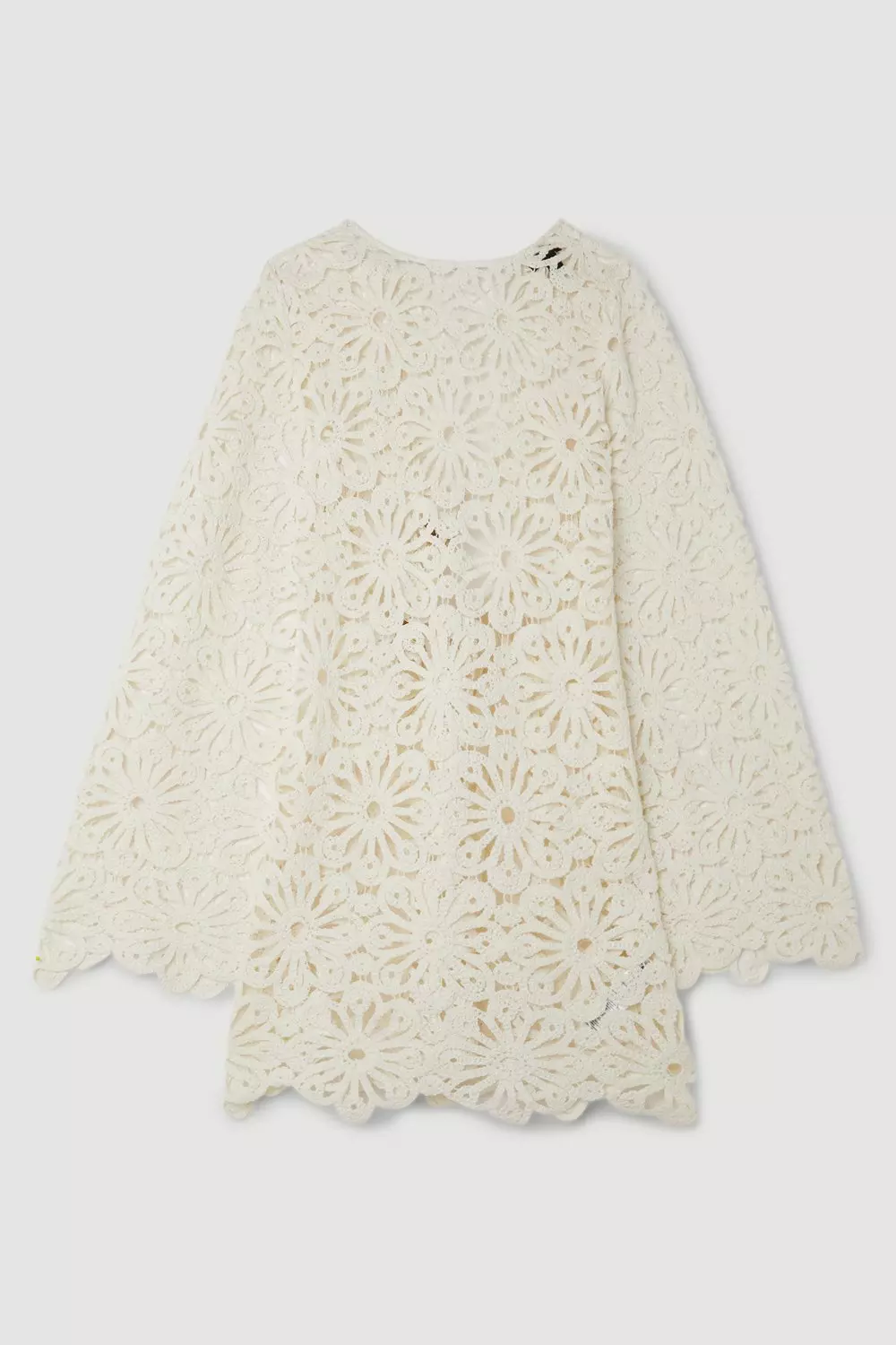 安心追跡【KAREN MILLEN】ビーチ クロッシェ編み ミニドレス bkk24708_black_xl?pdp.template