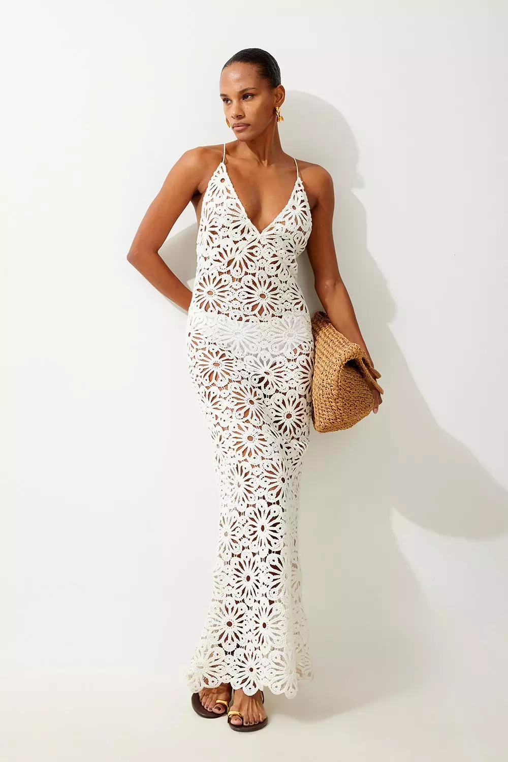 Beach Crochet Maxi Dress Karen Millen