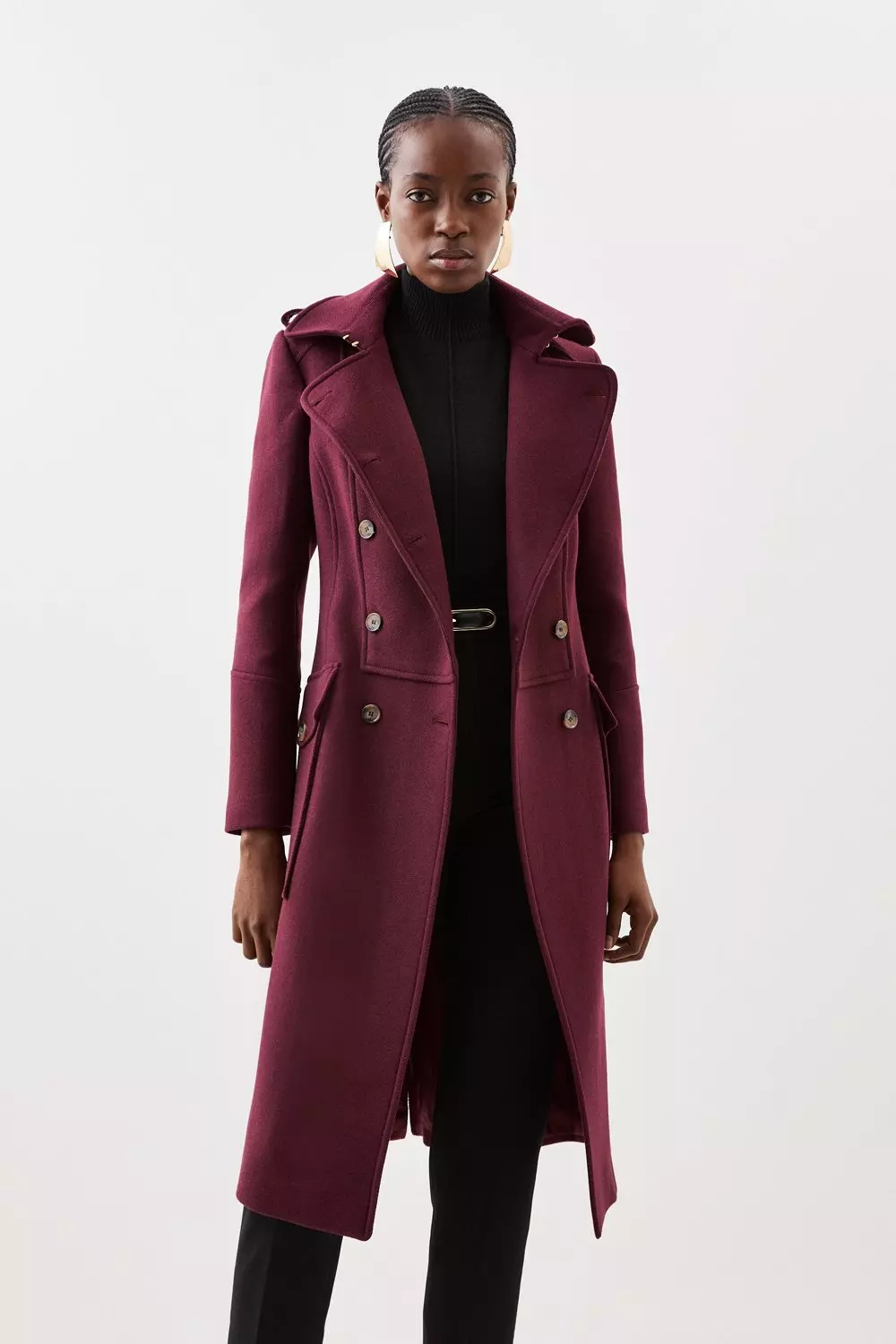 Karen millen coats on sale