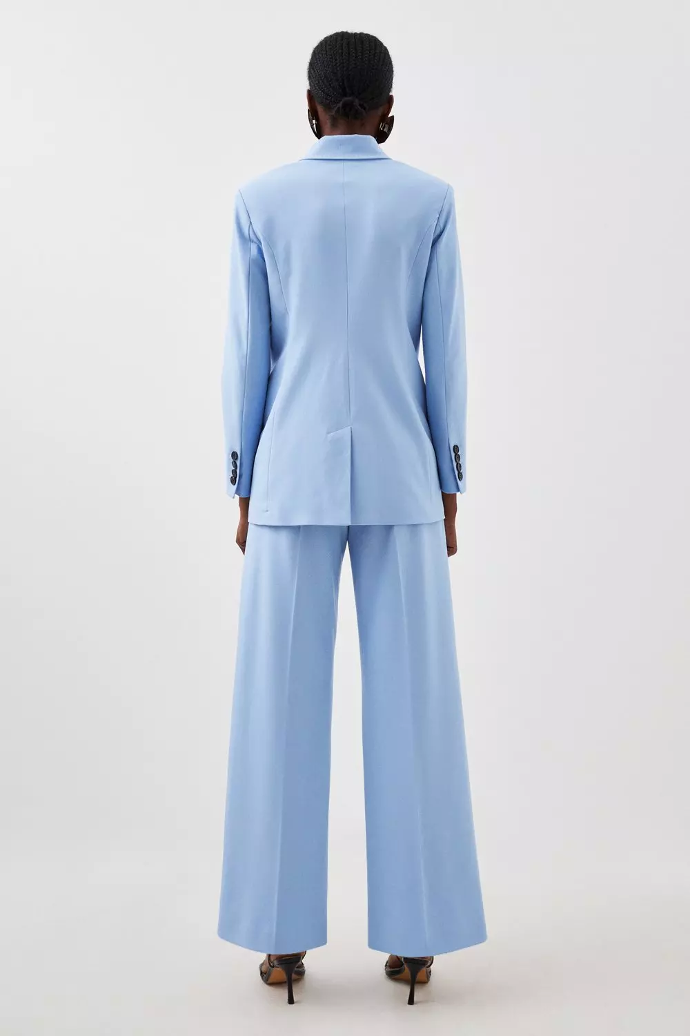 Tailored High Waisted Wide Leg Pants | Karen Millen