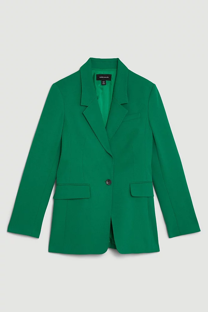 Tailored Single Breasted Pocket Detail Blazer | Karen Millen Tailored Single Breasted Pocket Detail Blazer | Karen Millen