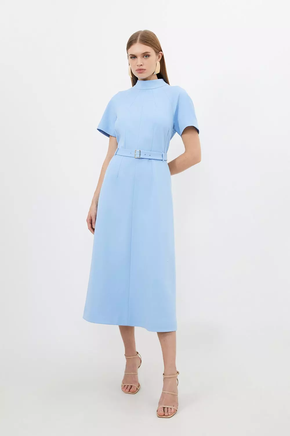 Karen millen tailored belted dress best sale