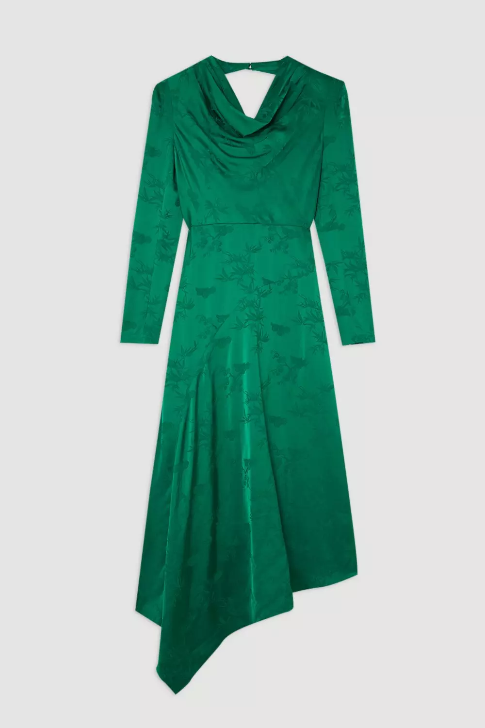 Bubble Sleeve Jacquard Dress | Karen Millen