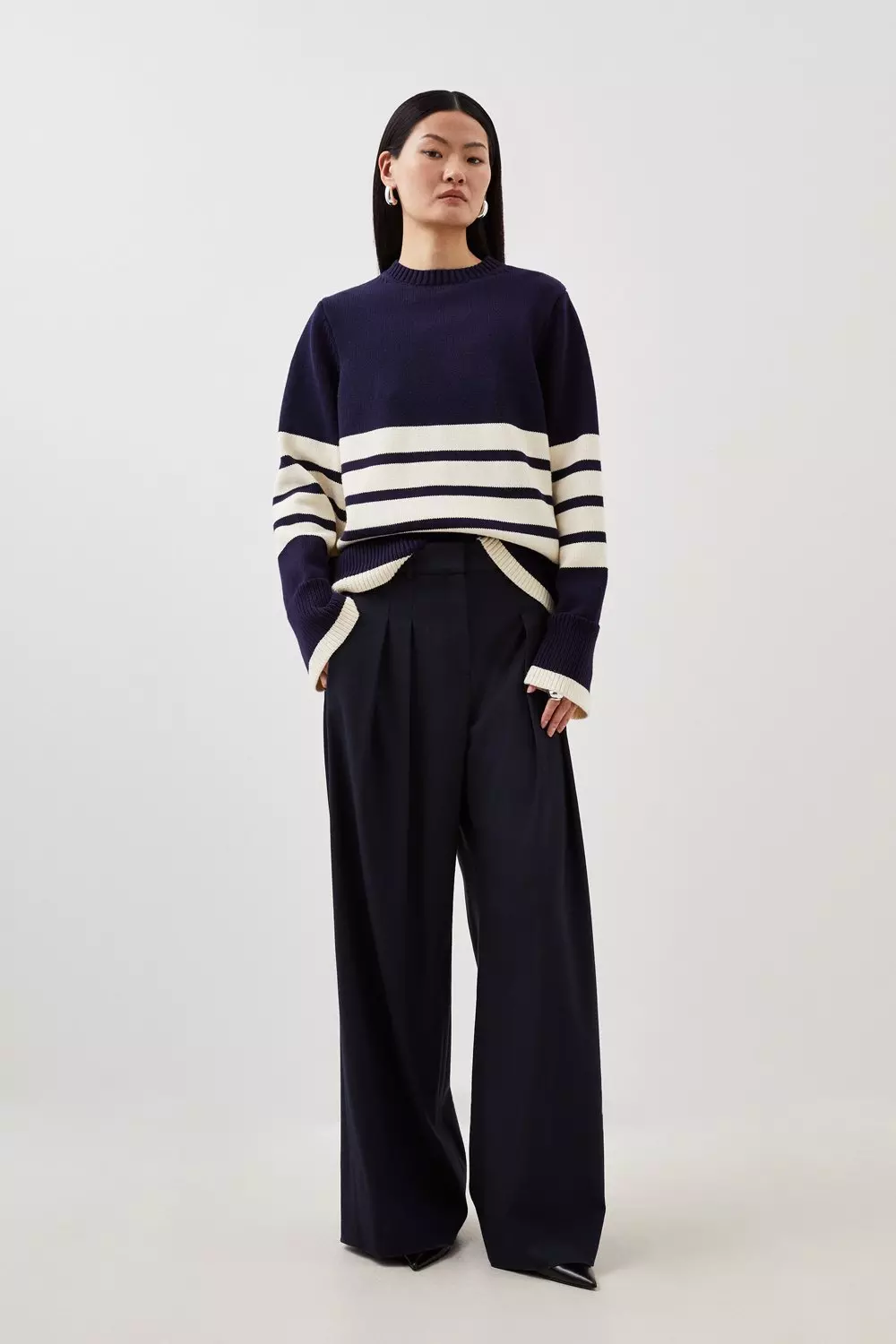 Karen millen striped jumper best sale