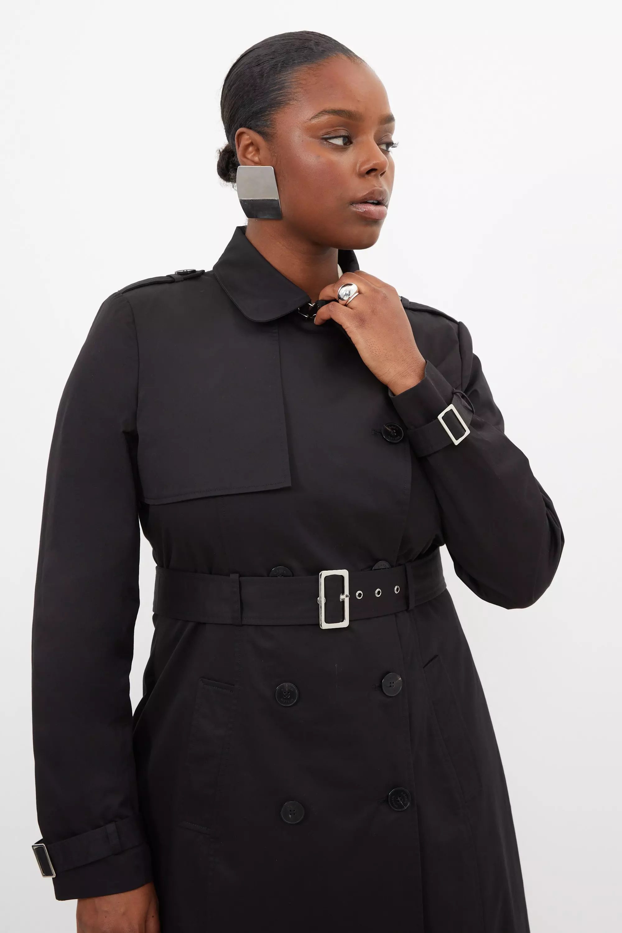 Cheap plus size trench coat 2025