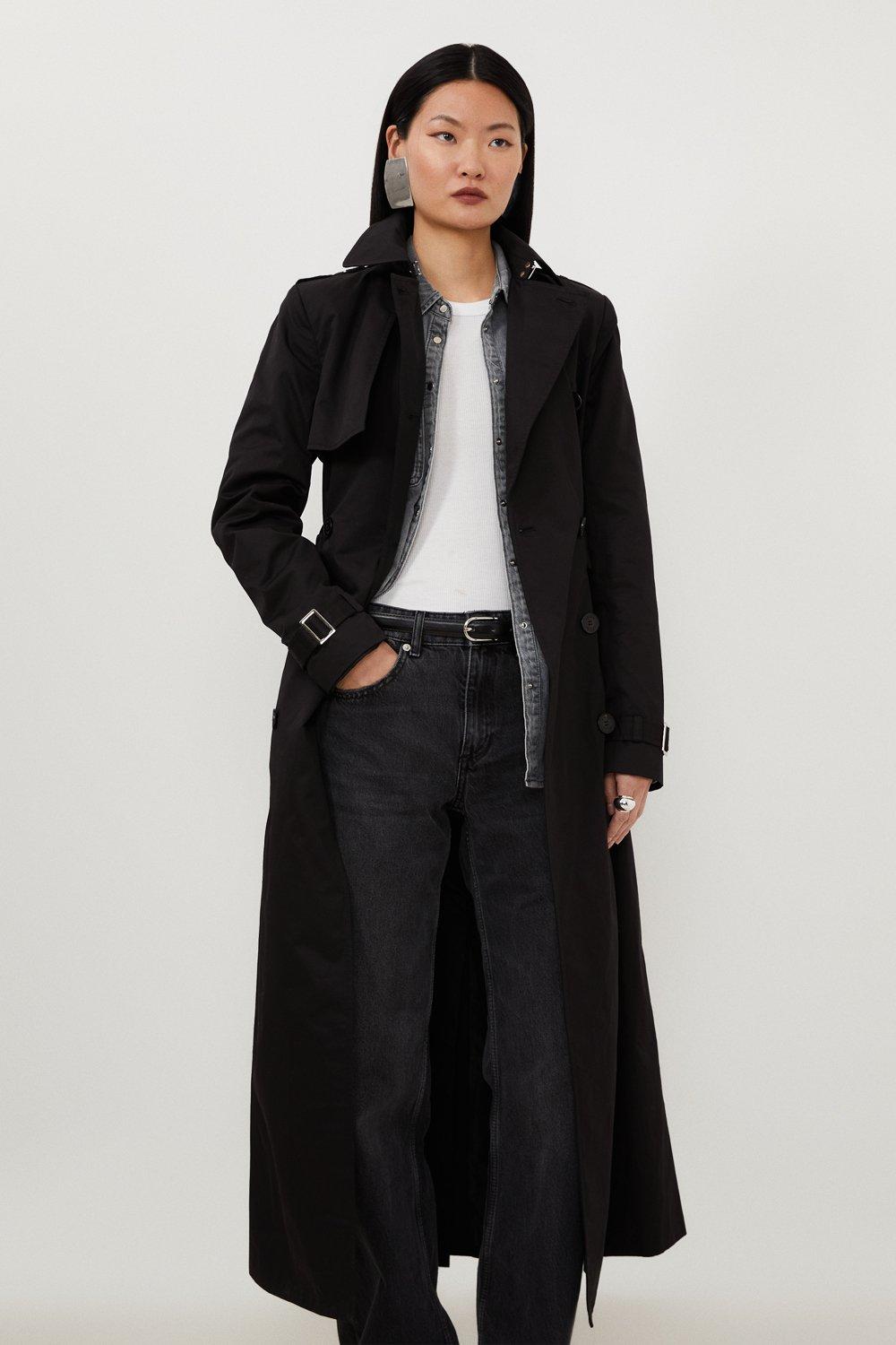 Black Smart Coats Karen Millen