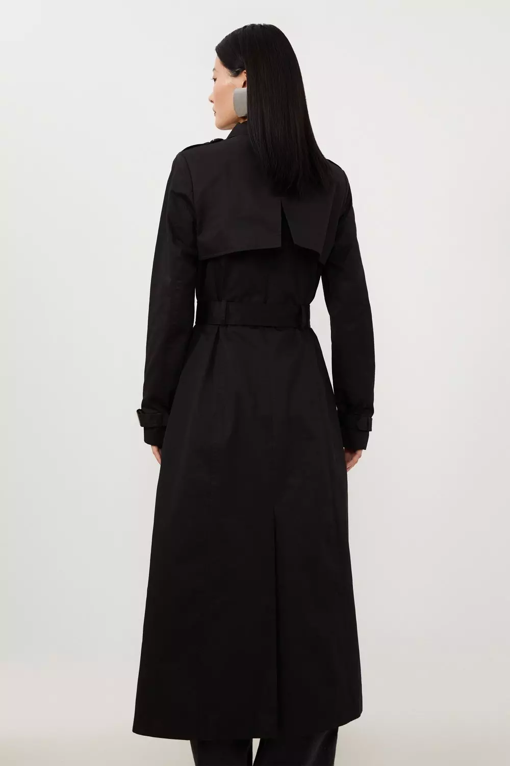 Tailored Classic Belted Trench Coat Karen Millen