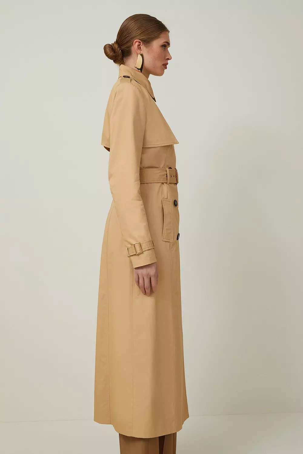 Tailored Classic Belted Trench Coat Karen Millen