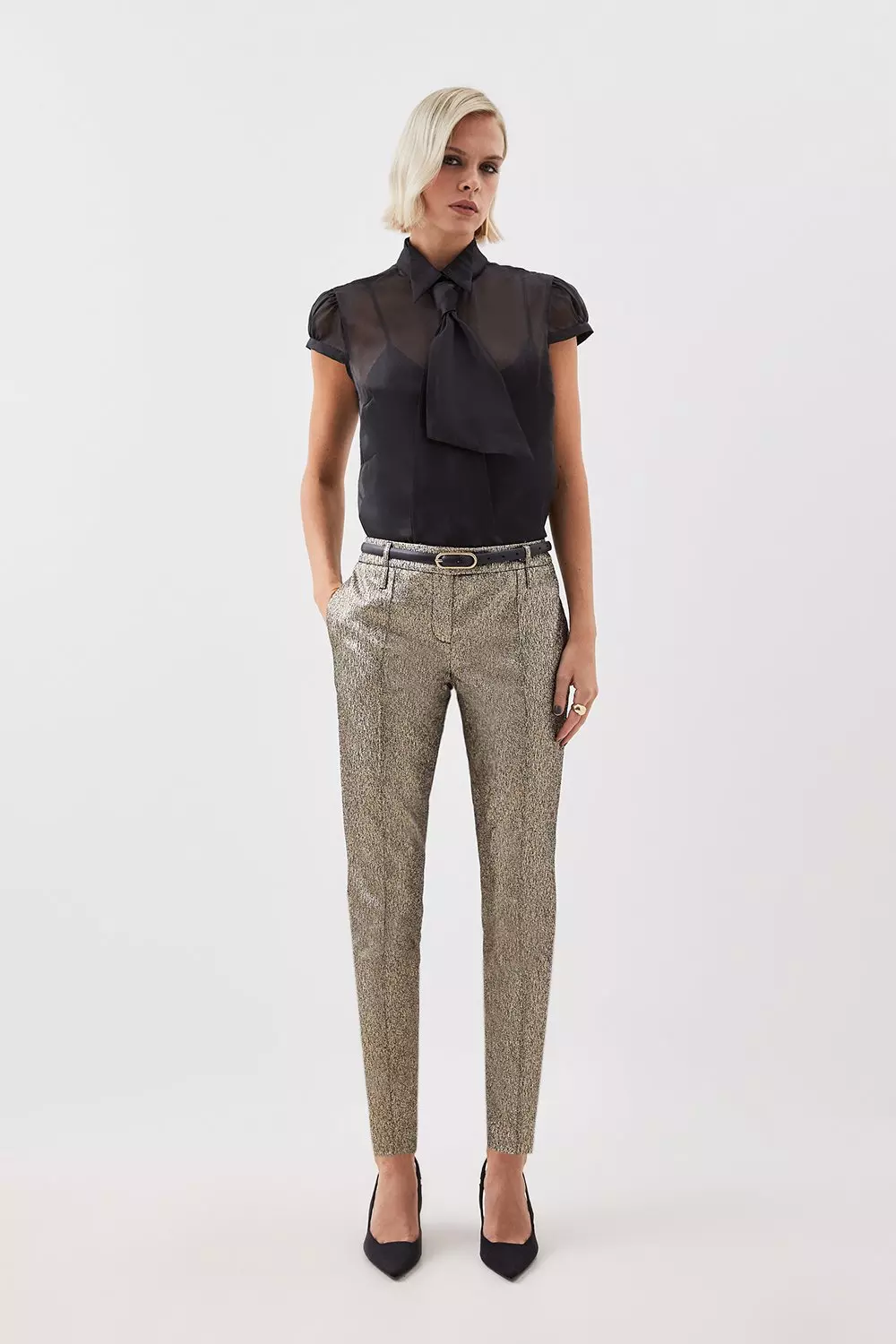 Karen millen gingham trousers store