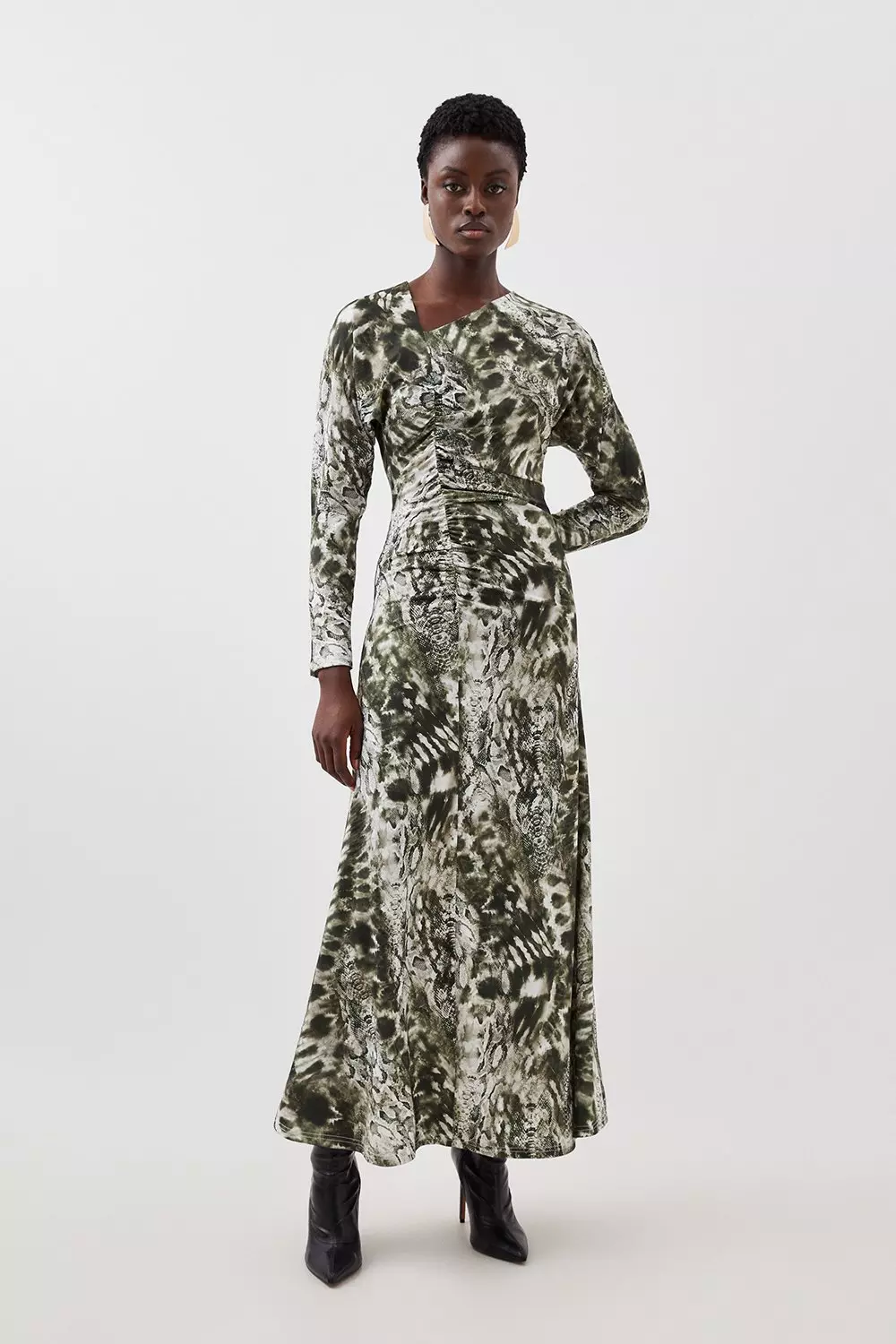 Dress with snake print hotsell