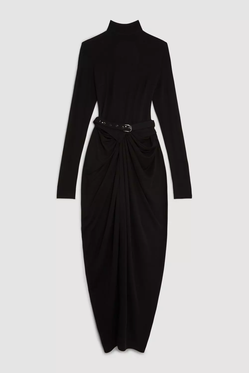Karen millen ruched wrap dress hot sale