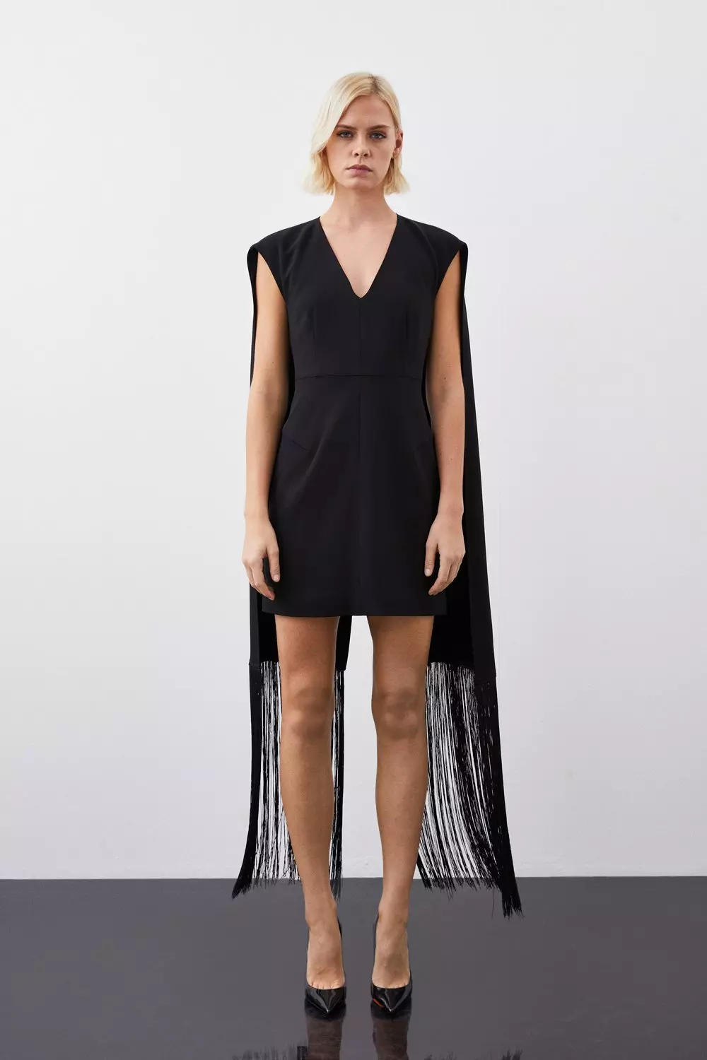 Fringe dress petite sale